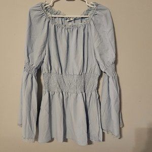 Women's empire waist blouse top